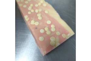 Raspberry White Chocolate Fudge